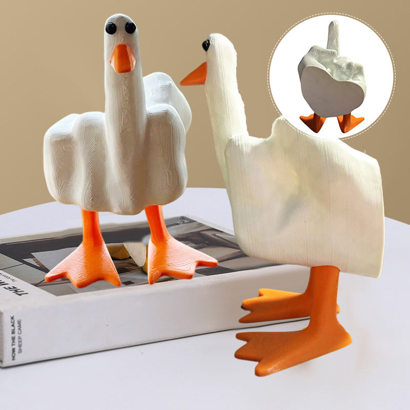 Maliben | Duck Ornament In The Shape Of The Middle Finger