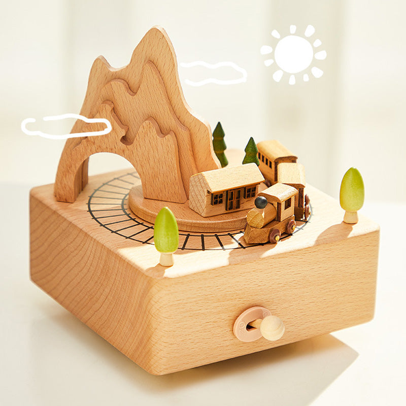 Maliben | Handmade Wooden Rotating Music Boxes