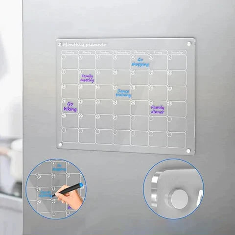 Maliben | Calendly™ - Acrylic Magnetic Calendar Board