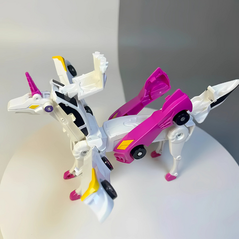 Maliben | Magnetic Unicorn Transformation Cars