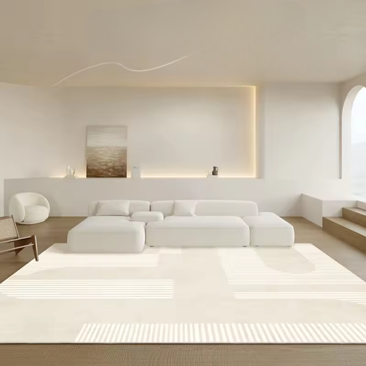 Maliben | Japanese Minimalist Fluffy Rug Soft Non-Slip For Bedroom Living Room And Lounge
