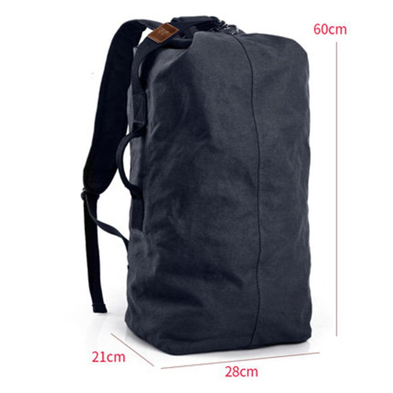 Maliben | Large Capacity Canvas Backpack, With Sturdy Material, Multiple Interior Pockets And Multi-Purpose Utility, For Outdoor & Travel, Men And Women
