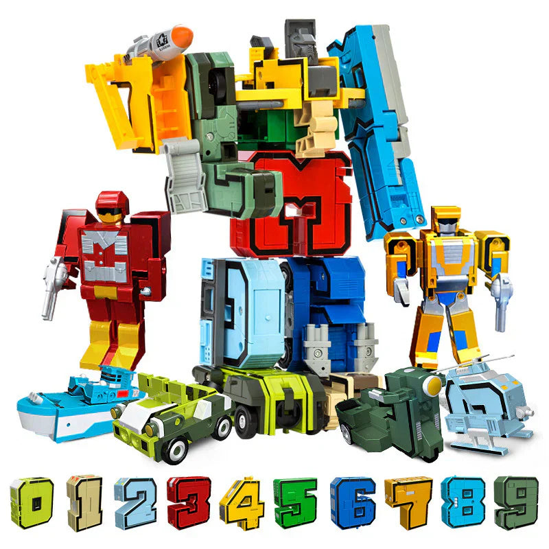 Maliben | Construction Action Figure With Numbers