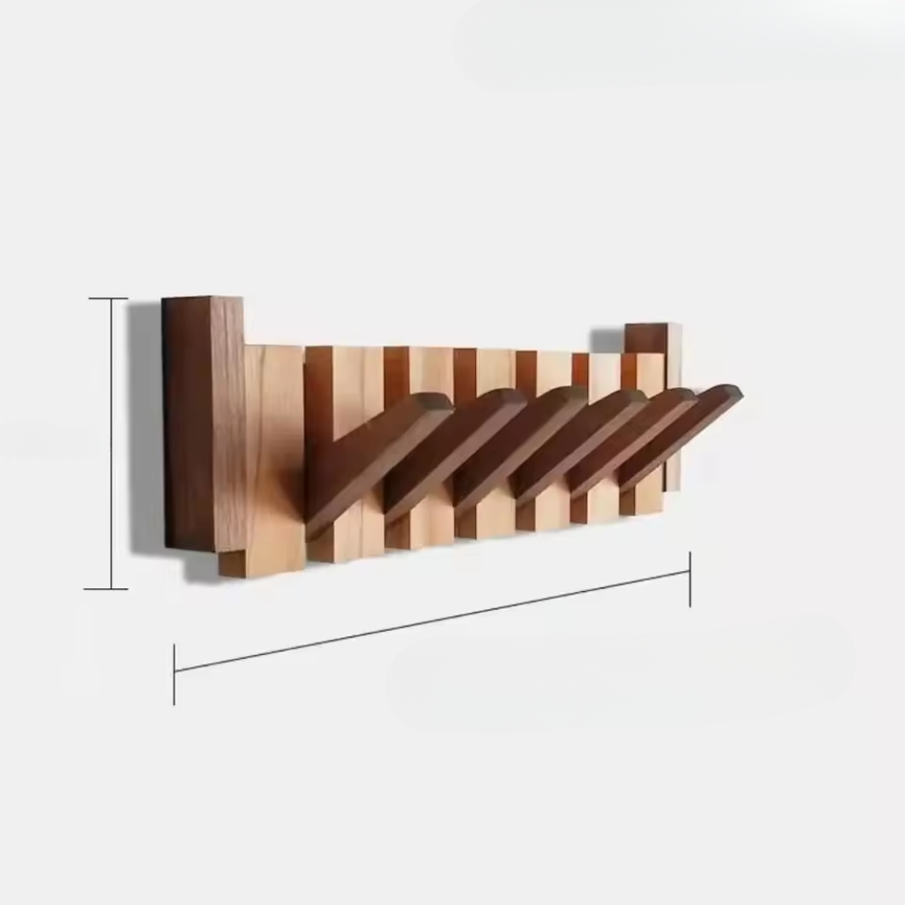 Maliben | Wooden Coat Hook In Piano Key Design For The Hall