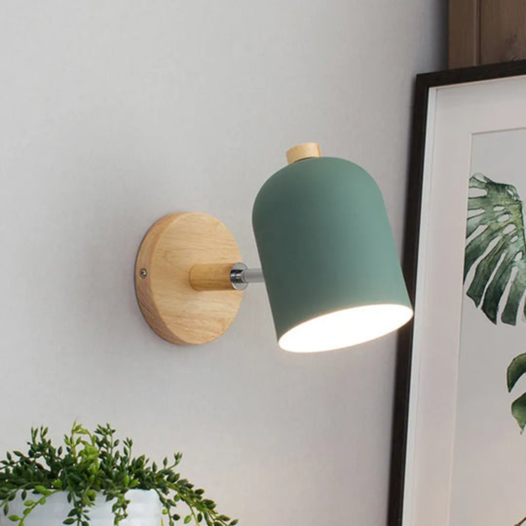 Maliben | Scandinavian Wooden Wall Lamp