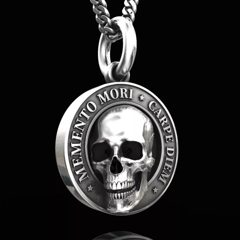 Maliben | Skull Necklace Made Of Titanium Steel