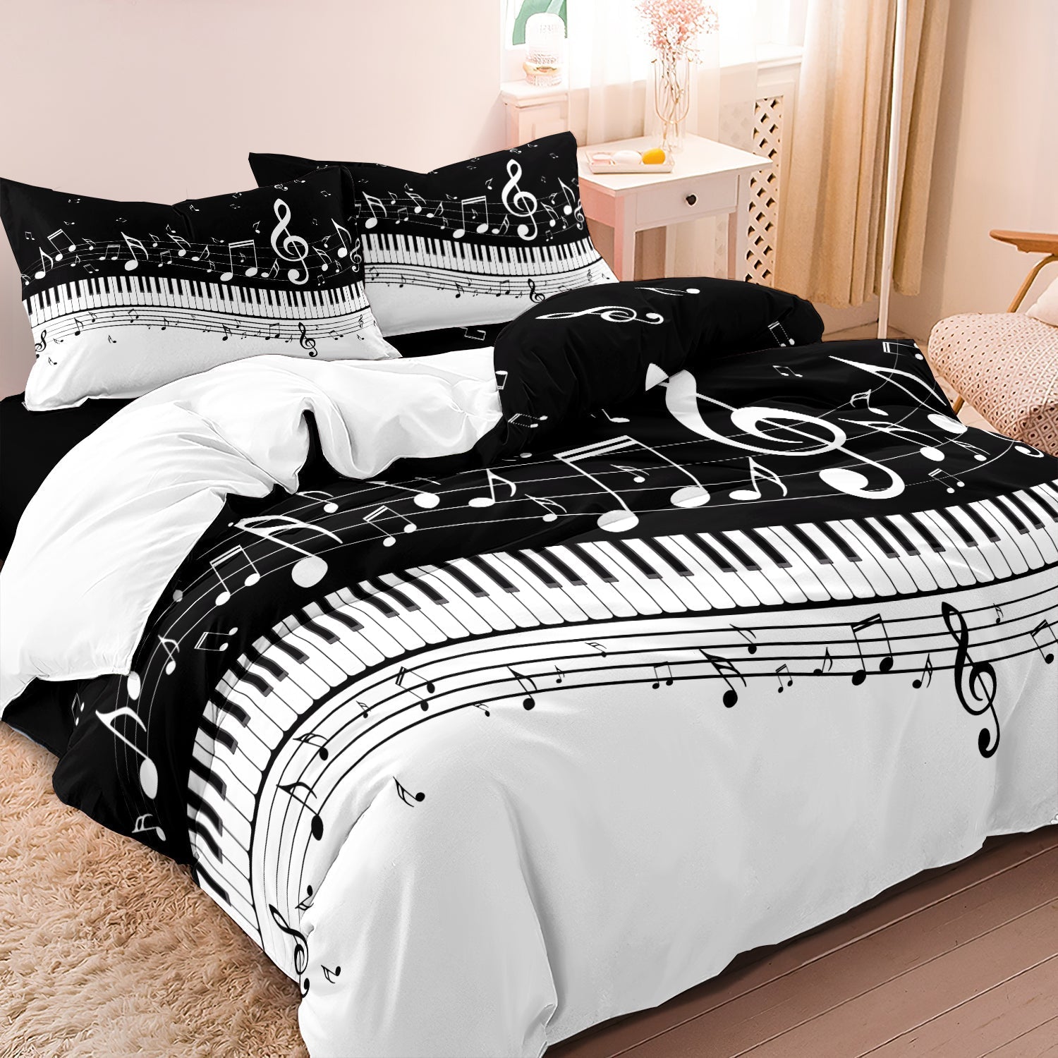 Maliben | Keyharmony - Piano And Music Note Bedding