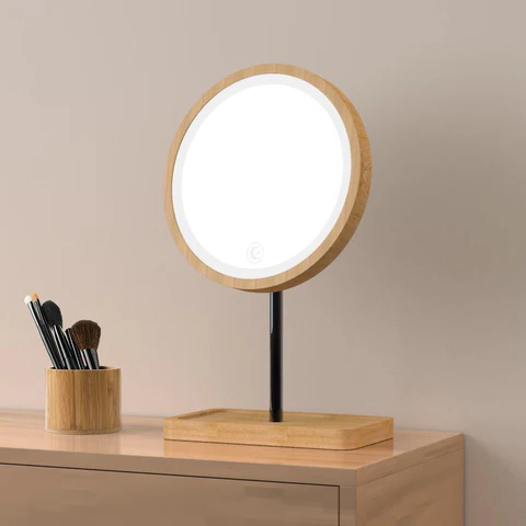 Maliben | Wooden Illuminated Makeup Mirror