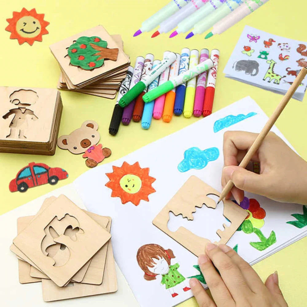 Maliben | Creative Stencils – Encourage Drawing With Shapes