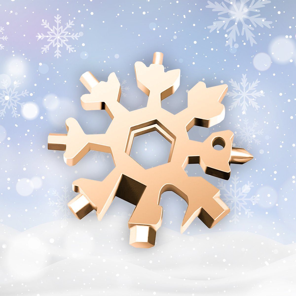 Maliben | š„Saker 18-In-1 Stainless Steel Snowflake Multitool