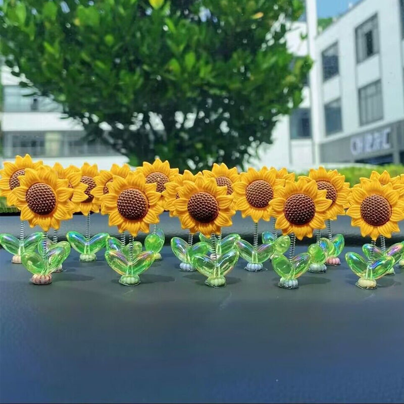 Maliben | Cute Sunflower Car Ornament