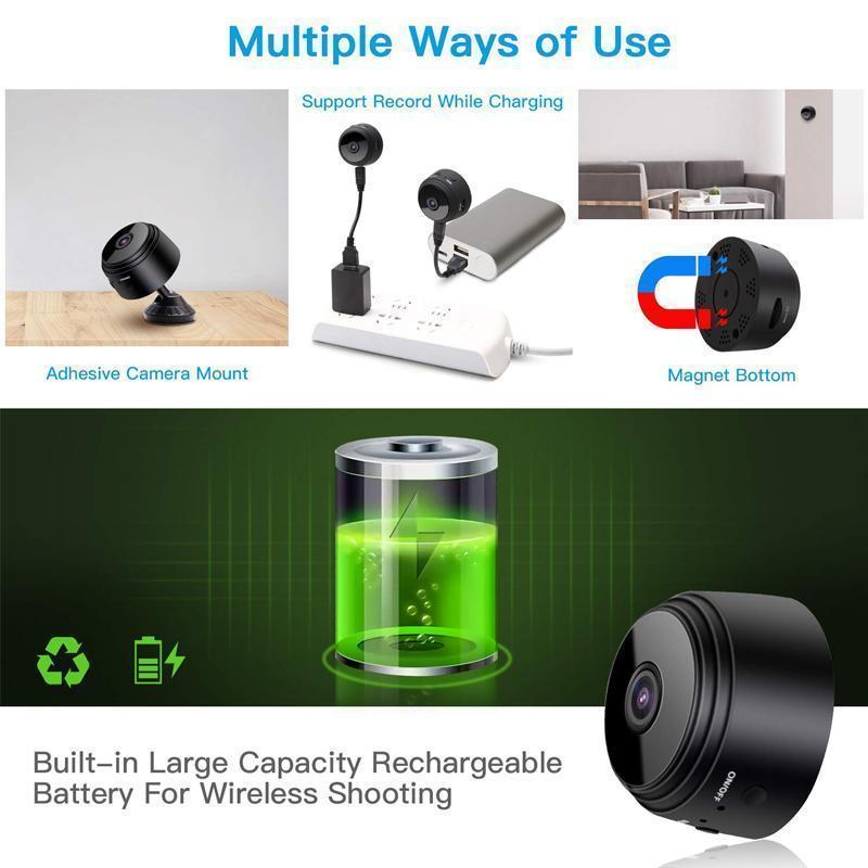 Maliben | 1080p Magnetic WiFi Mini Camera