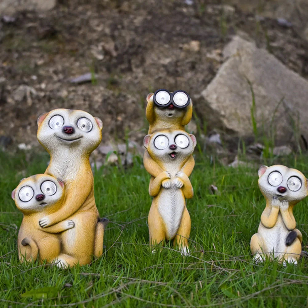 Maliben | Solarkats Meerkat Light Figures