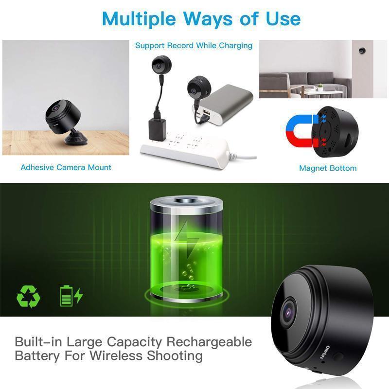 Maliben | 1080p Magnetic WiFi Mini Camera-RV Motorhome Reversing Camera