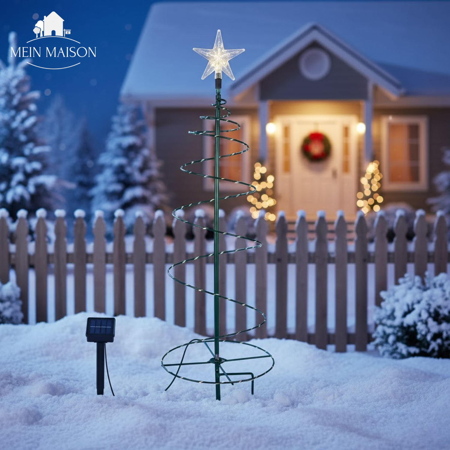 Maliben | SolarTree – The Charming Led Christmas tree Powered By Solar Energy