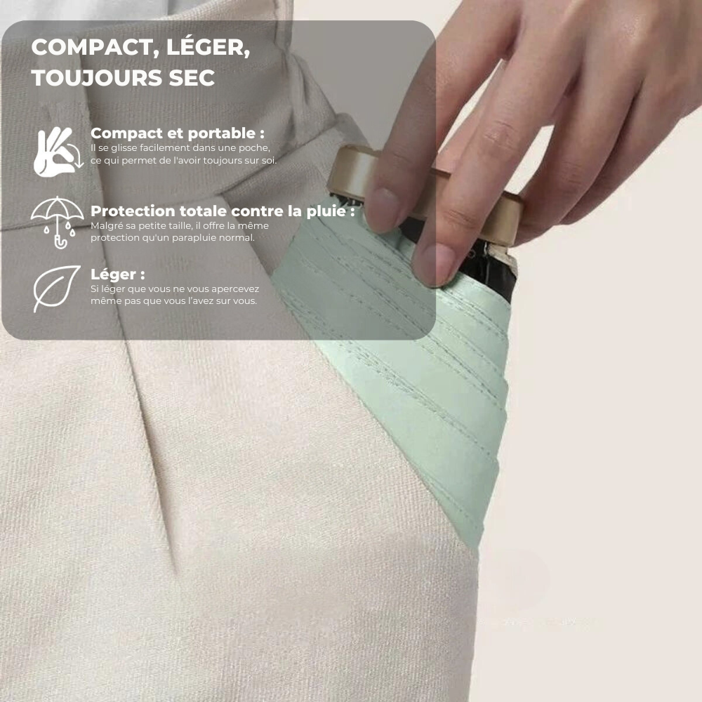 Maliben Compact Umbrella – Your secret weapon against the rain