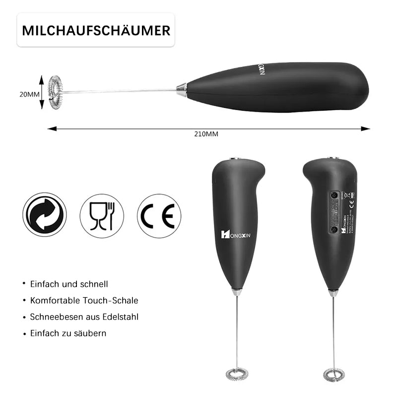 Maliben | Electric Mini Milk Frother Made Of Stainless Steel