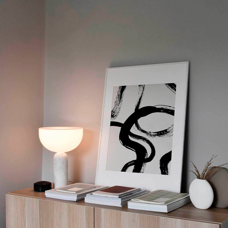 Maliben | Marbleluxe Lamp - Luxurious Marble Table Lamp With Golden Accents