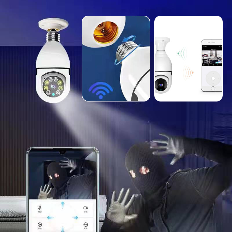Maliben | Wireless Wifi Surveillance Camera With Bulb