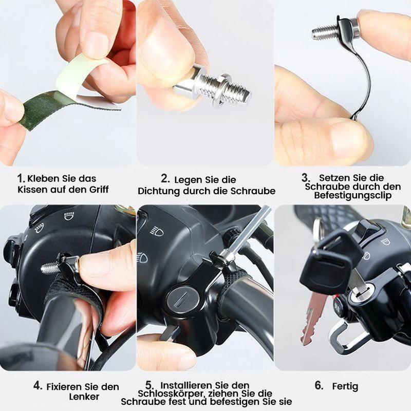 Maliben | Multifuntional Motorcycle Helmet Security Lock