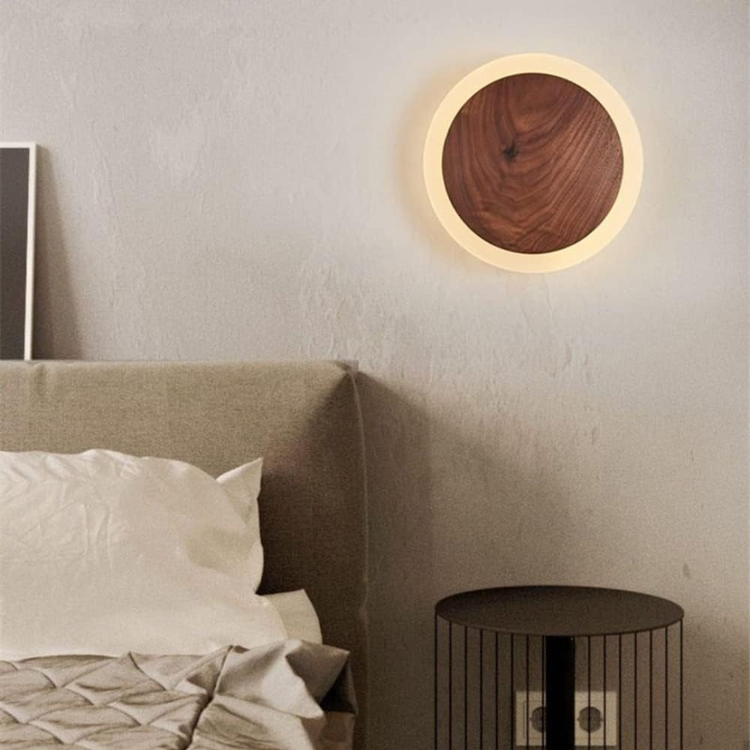 Maliben | Scandinavian Wooden Led Wall Lamp