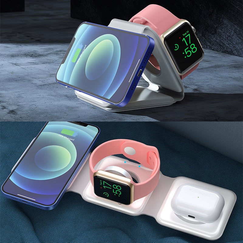 Maliben | New Foldable 3-In-1 Wireless Charger