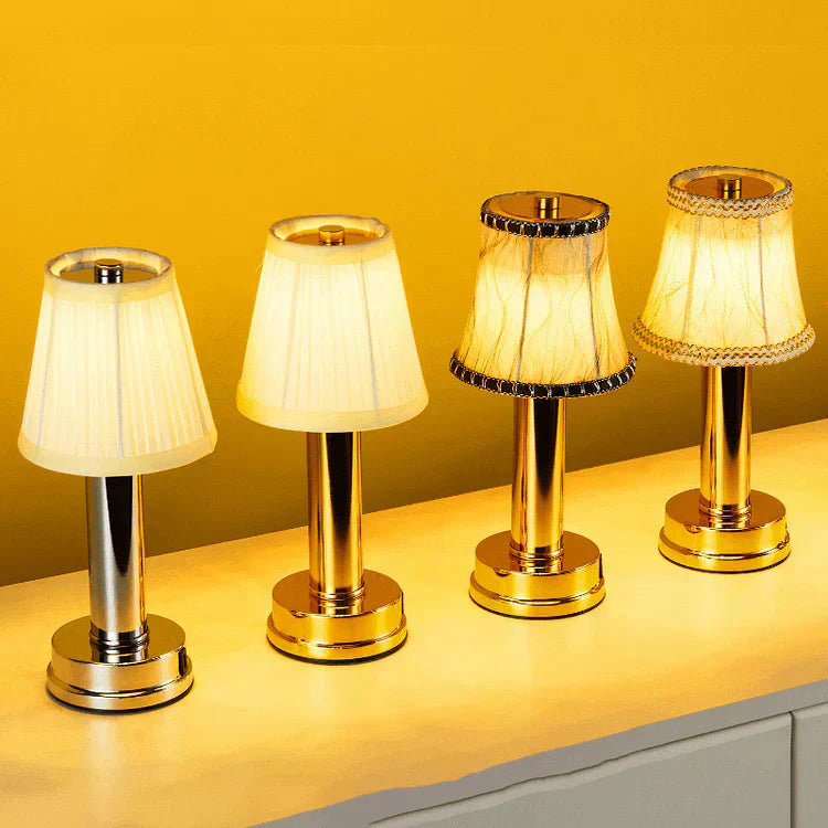 Maliben LuxeSilk Cordless Table Lamp — Rechargeable LED