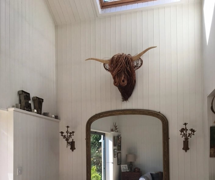 Maliben | Cow Wall Sculpture – Bowie