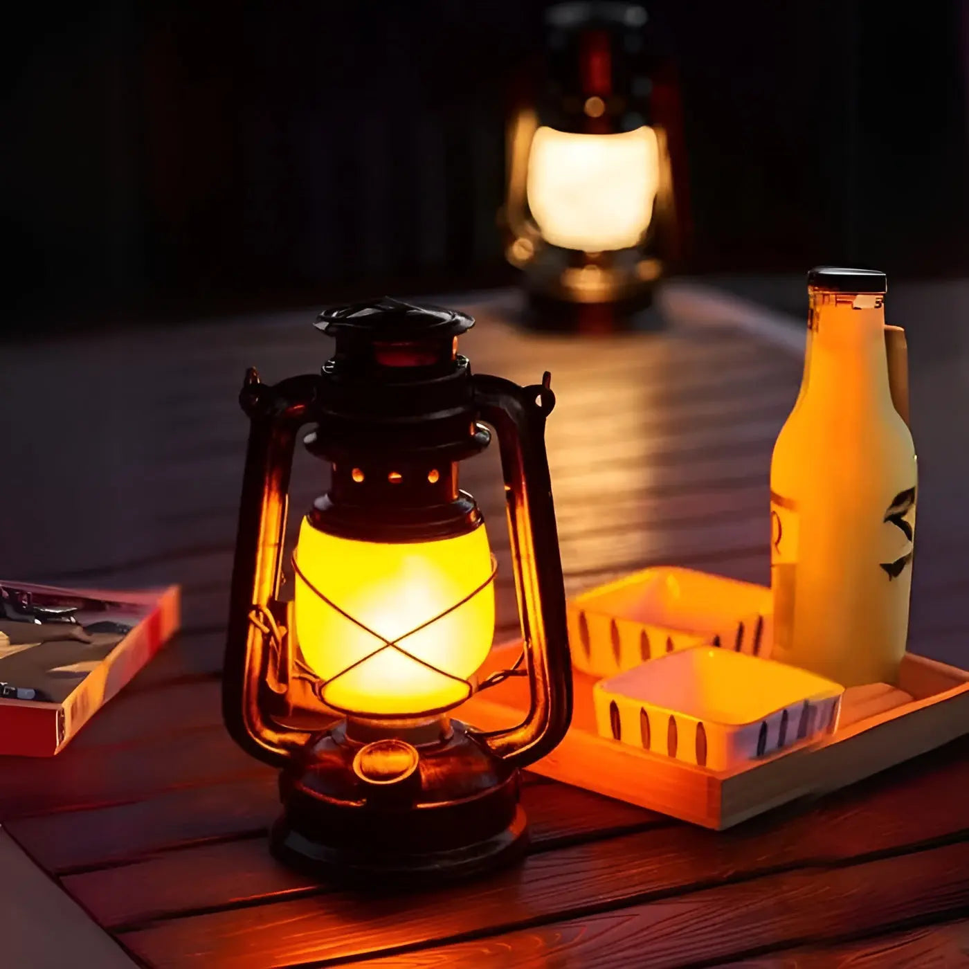 Maliben | Industrial Led Hanging Lamp - For Cozy Evenings & Outdoor Use
