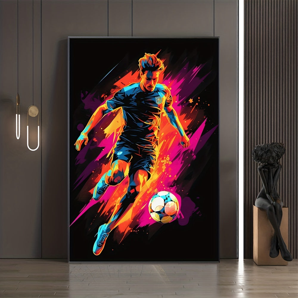 Maliben | Wall Art Set Abstract Gaming Football Prints