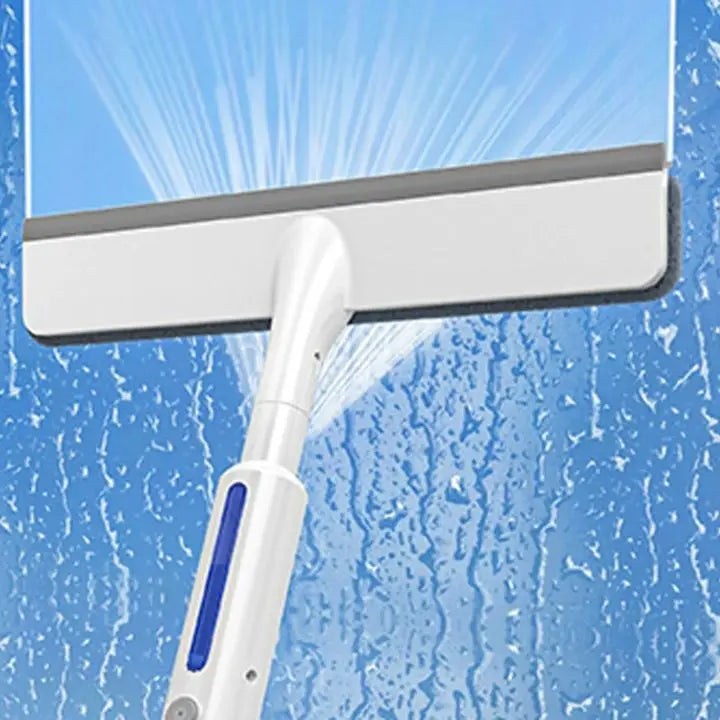 Maliben | 3-In-1 Window Cleaner With Extension & Spray Function + 3 Cloths