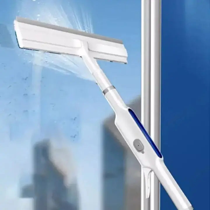 Maliben | 3-In-1 Window Cleaner With Extension & Spray Function + 3 Cloths