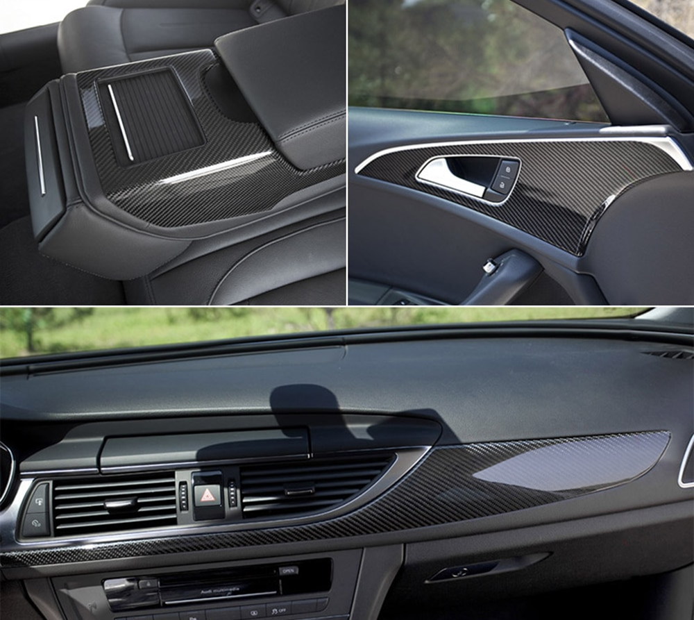 Maliben | Wood Grain Interior Car Stickers
