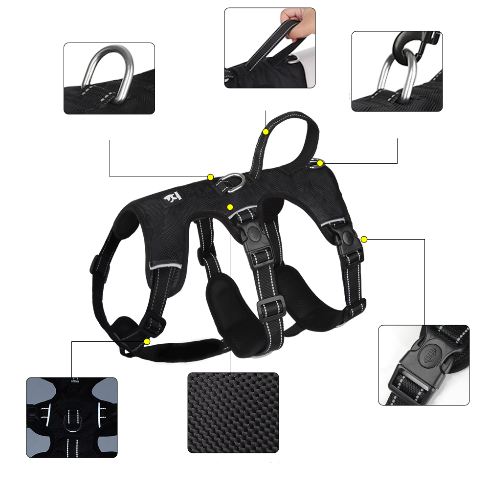 Maliben | Reflective Anti-Pull Dog Harness - Gripguard