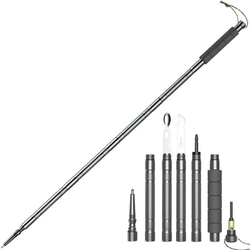 Maliben | Tactical Hiking Pole With Multi-Tool Function For Outdoor & Emergencies
