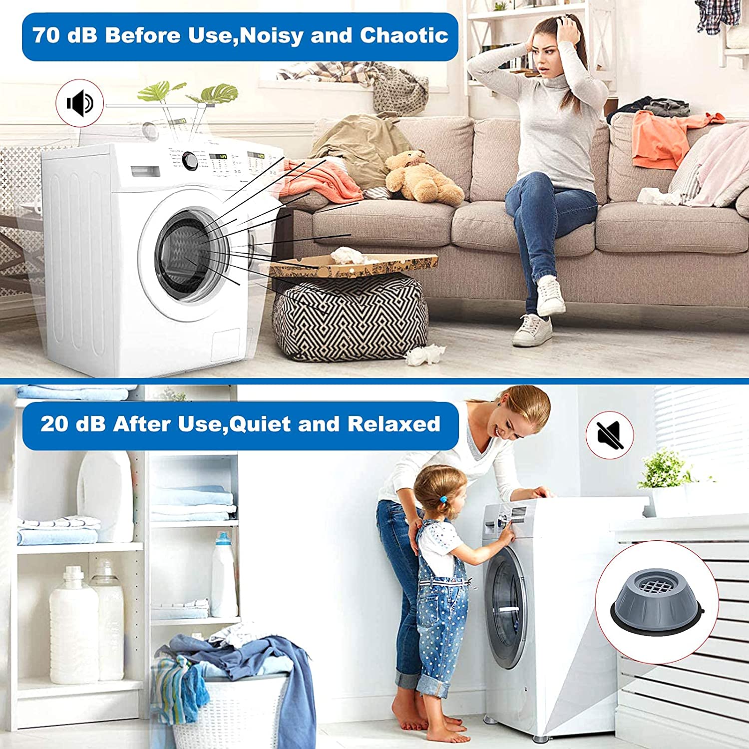Maliben | Silentguard — Calm & Stability For Your Home (4 Pieces)