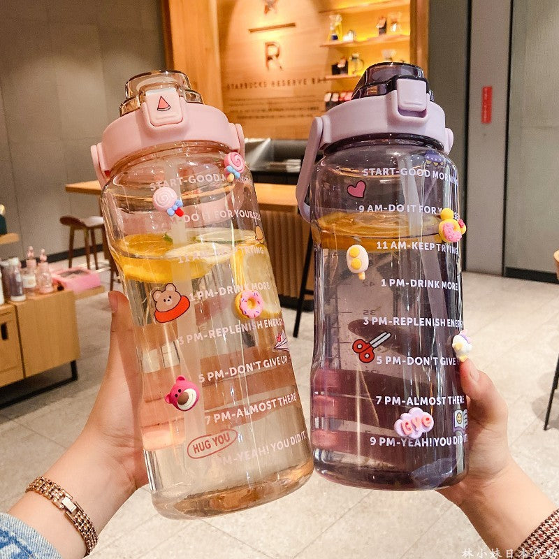 Maliben | Large Plastic Cup Portable Water Bottle