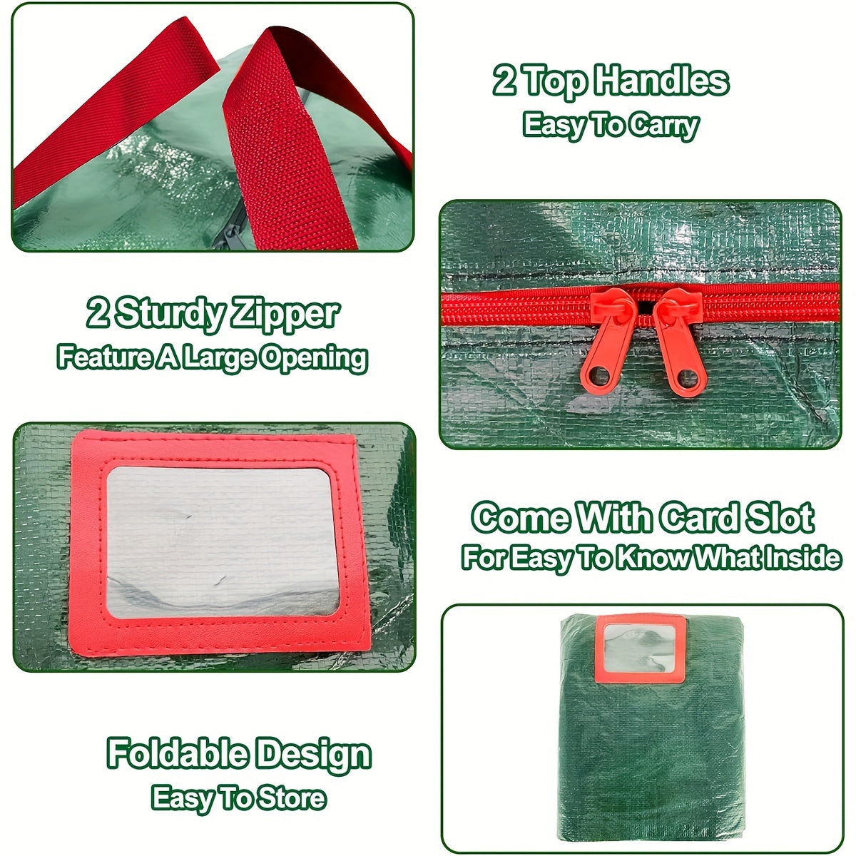 Maliben | Large Storage Bag For Artificial Christmas Trees – Waterproof And Durable Polyester Model Treetote