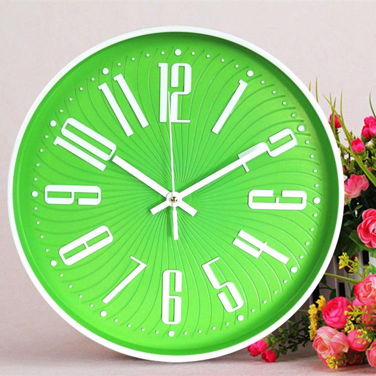 Maliben | Large Letter Classroom Silent Clock 30 cm Battery Operated