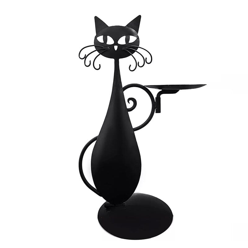 Maliben | Black Cat Candle Holder