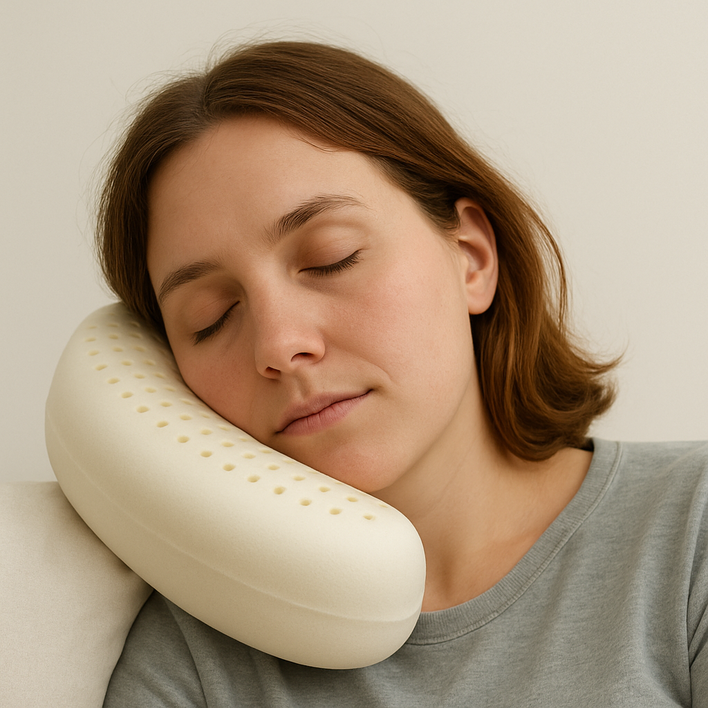 Maliben | Natural Latex Breathable U-Shaped Neck Pillow