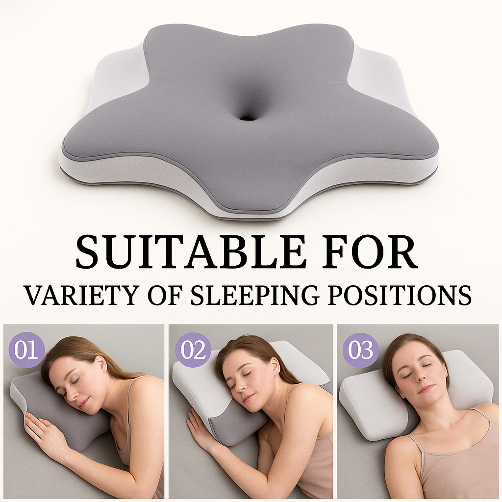 Maliben | Butterfly Shaped Memory Foam Ergonomic Pillow
