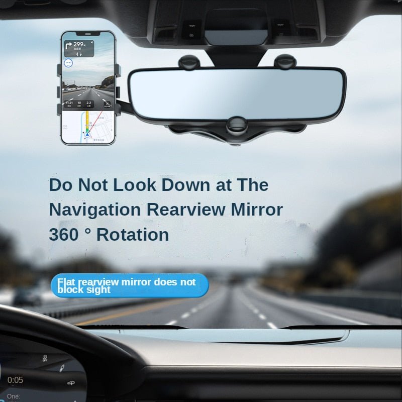 Maliben | Pro Max 360° Rearview Mirror Phone Holder