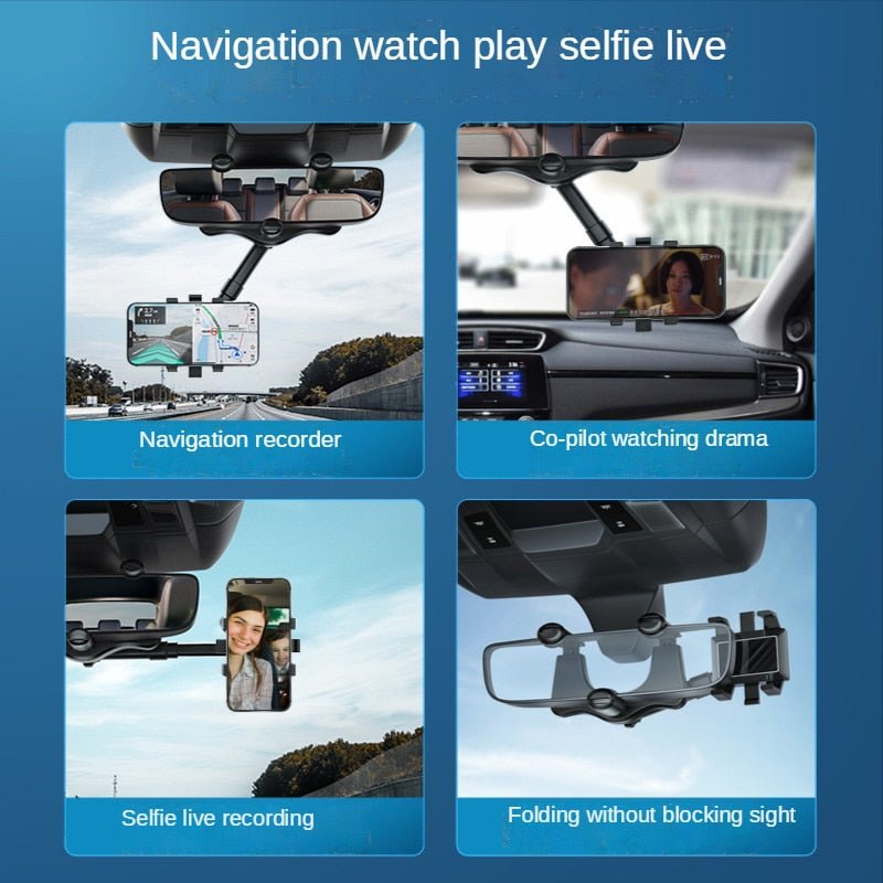 Maliben | Pro Max 360° Rearview Mirror Phone Holder