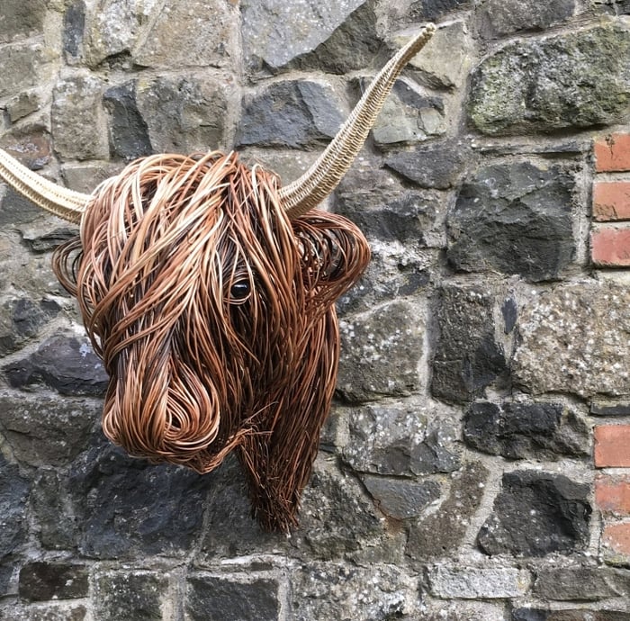 Maliben | Cow Wall Sculpture – Bowie