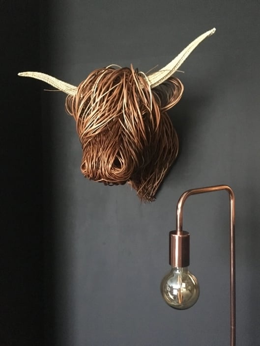 Maliben | Cow Wall Sculpture – Bowie