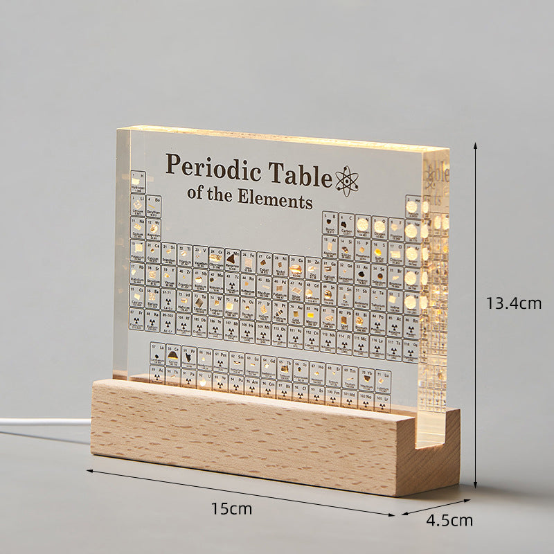 Periodic Table Of Chemical Elements Desktop Decoration