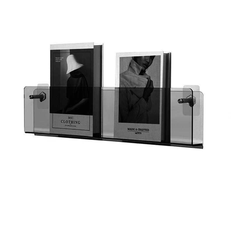 Acrylic Transparent Display Rack Wall-Hanging Bookshelf Wall Storage Shelf