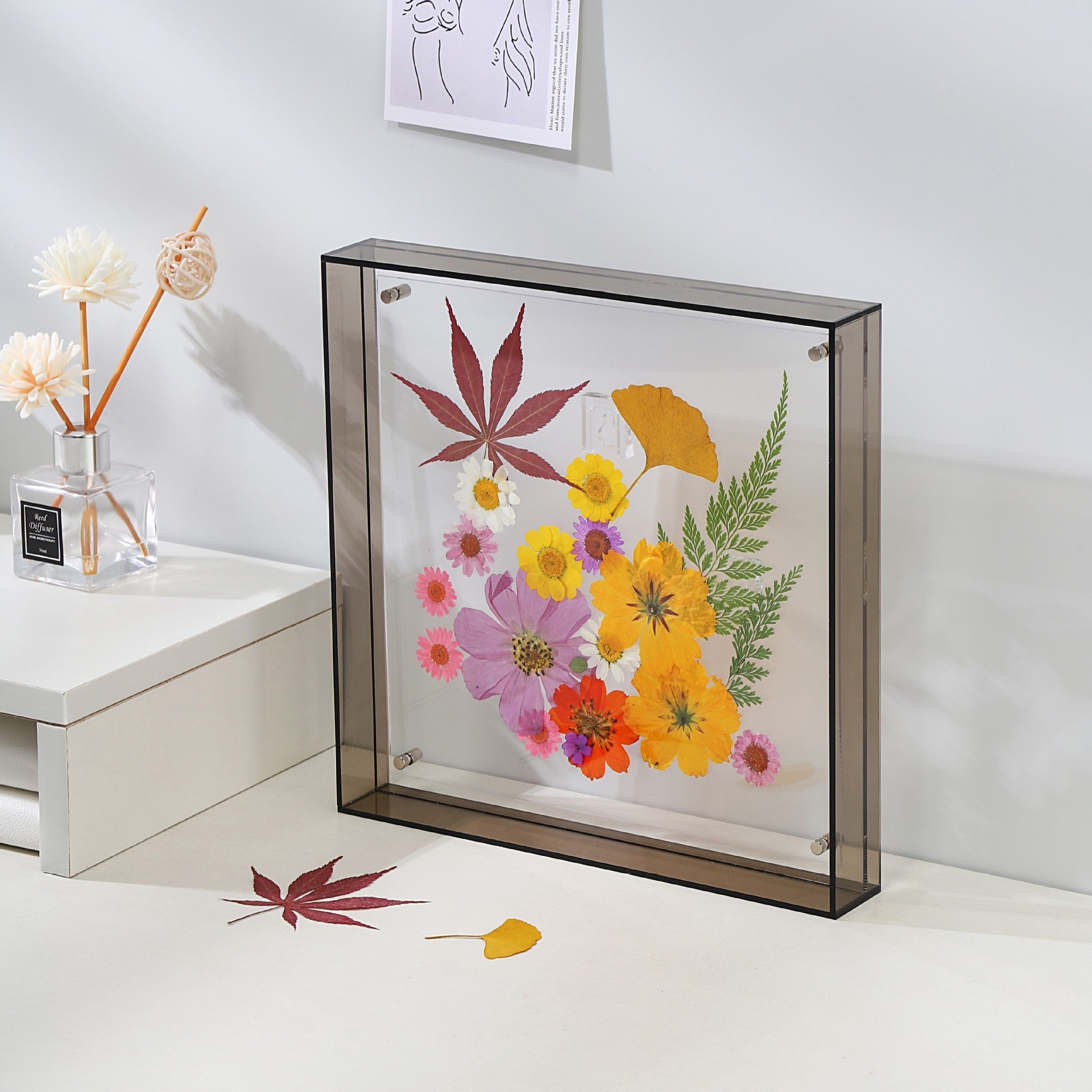 Acrylic Photo Frame Platform Light Luxury High Sense Transparent Display Frame