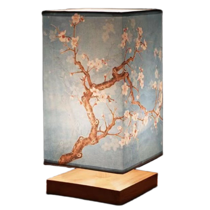 Chinese Style Retro Creative Nightlight Bedroom Warm Bedside Internet-Popular New Chinese Style Wood Decorative Table Lamp